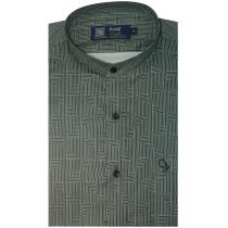 Print Green Shirt : Party