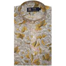 Print Gold Shirt : Party