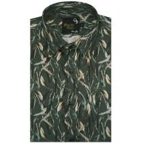 Print Green Shirt : Party