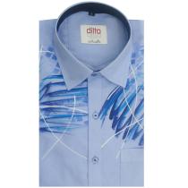 Handpainted Light Blue Shirt : Ditto