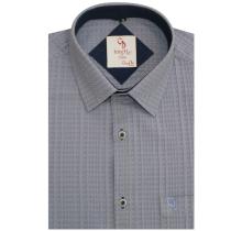 Print Blue Shirt : Party