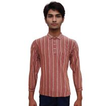 Stripes Rust Shirt : Regular