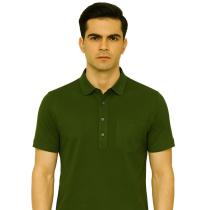 Plain Dark Green Shirt : Regular