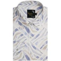 Print Gray Shirt : Party