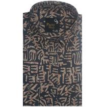 Print Gray Shirt : Party