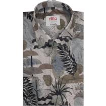 Print Gray Shirt : Ditto