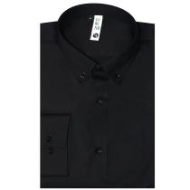 Plain Black Shirt : Slim