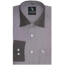 Stripes Brown Shirt : Business