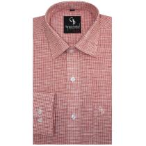 Checks Maroon Shirt : Business