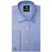 Plain Dark Blue Shirt : Business