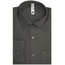 Self Design Dark Green Shirt : Slim