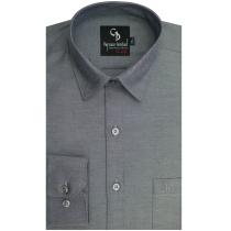 Plain Dark Gray Shirt : Business