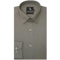 Plain Dark Gray Shirt : Business