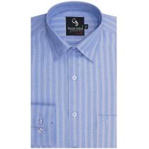Stripes Blue Shirt : Business