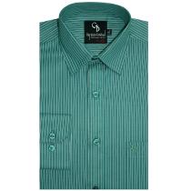 Stripes Dark Green Shirt : Business
