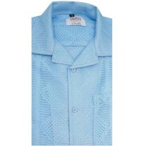 Prints Light Blue Shirt : Ditto