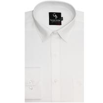 Self Design White Shirt : Business