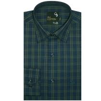 Stripes Dark Green Shirt : Business