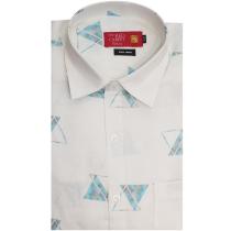 Print Blue Shirt : Ditto