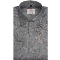 Print Gray Shirt : Ditto