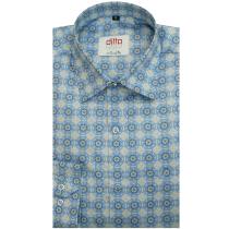 Print Blue Shirt : Ditto