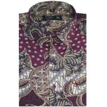 Print Maroon Shirt : Ditto