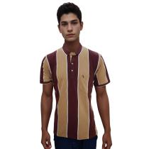 Stripes Maroon T-shirt : Regular