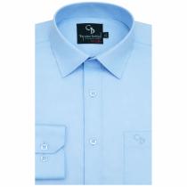 Plain Dark Blue Shirt : Business