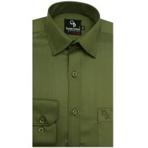 Plain Dark Green Shirt : Business