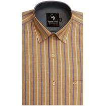 Stripes Peach Shirt : Business