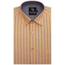 Stripes Peach Shirt : Business