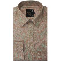 Print Green Shirt : Party