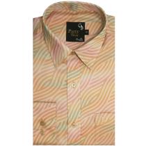 Print Green Shirt : Party