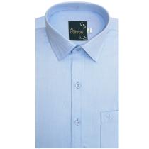Self Design Blue Shirt : Business
