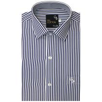 Stripes Dark Blue Shirt : Business