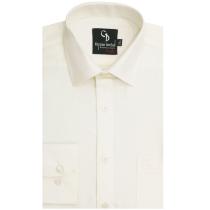 Plain Cream Shirt : Business