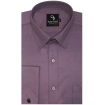 Self Design Mauve Shirt : Business