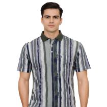 Print Green Shirt : Regular