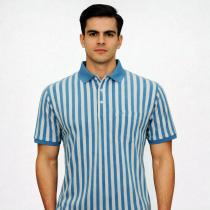 Stripes Navy Blue Shirt : Regular