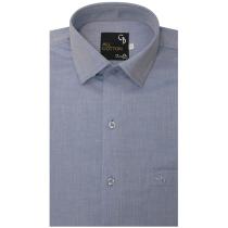 Self Design Light Blue Shirt : Business