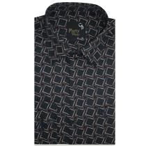 Print Black Shirt : Party