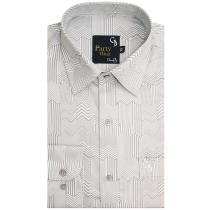 Print Gray Shirt : Party