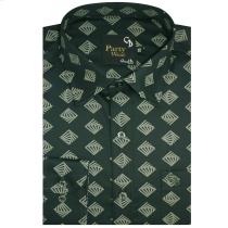 Print Black Shirt : Party