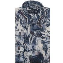 Print Blue Shirt : Ditto