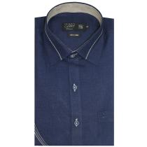 Combination Navy Blue Shirt : Ditto