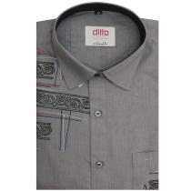 Handpainted Gray Shirt : 