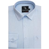 Plain Blue Shirt : Business