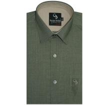 Plain Dark Green Shirt : Business