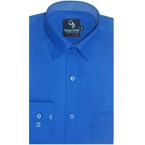 Plain Dark Blue Shirt : Business