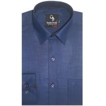 Plain Navy Blue Shirt : Business